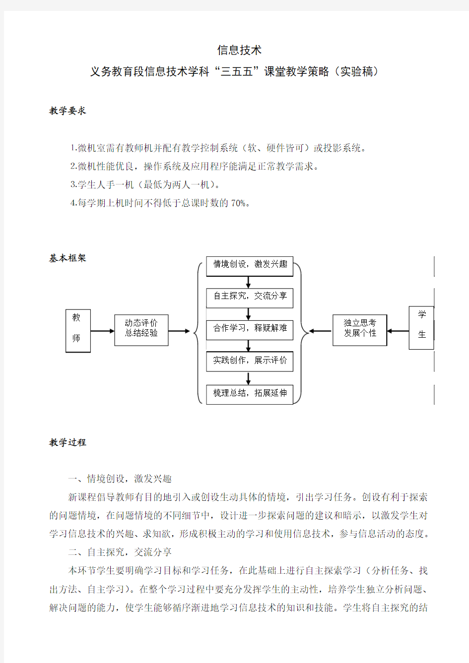 信息技术教学策略