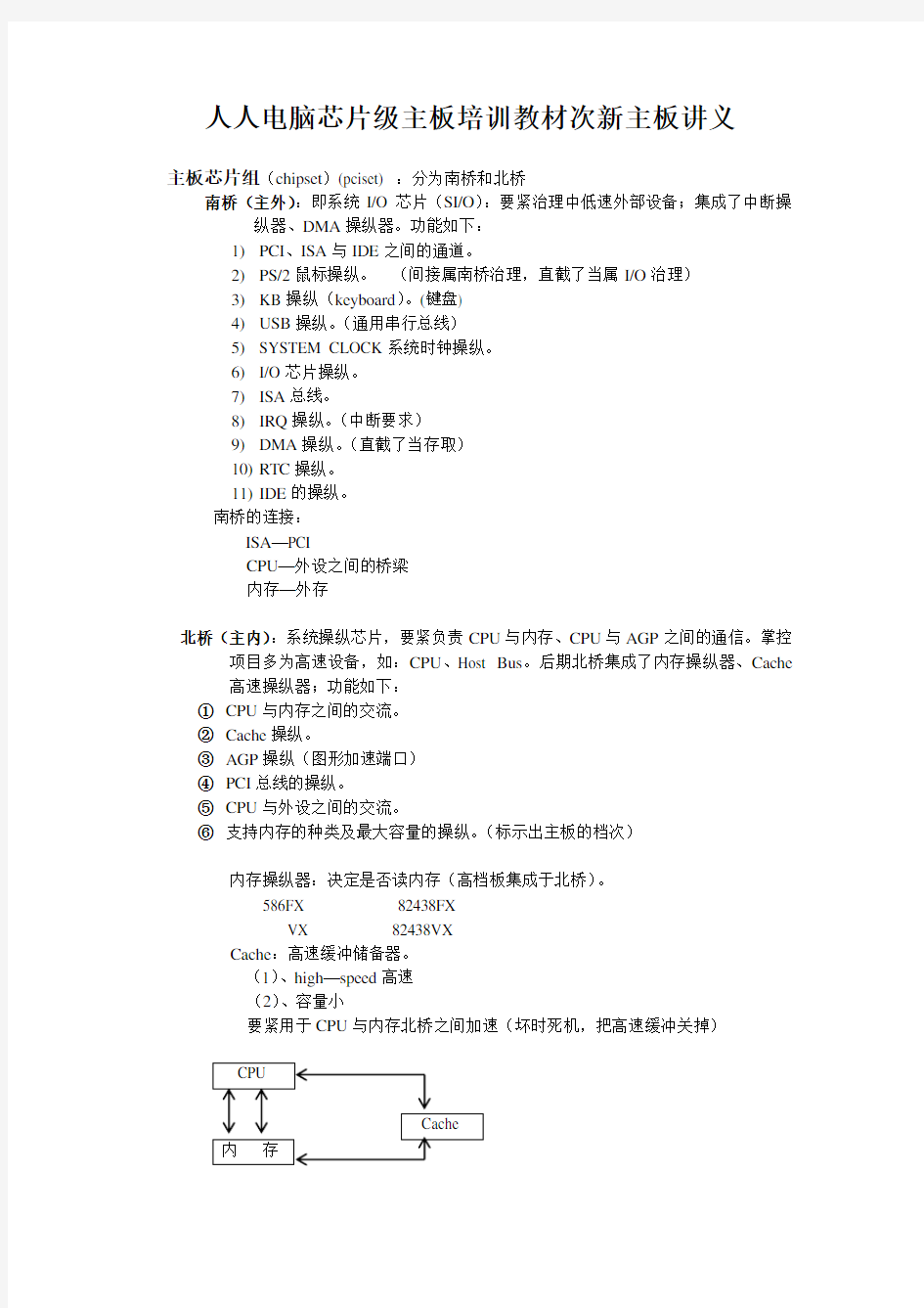 人人电脑芯片级主板培训教材次新主板讲义