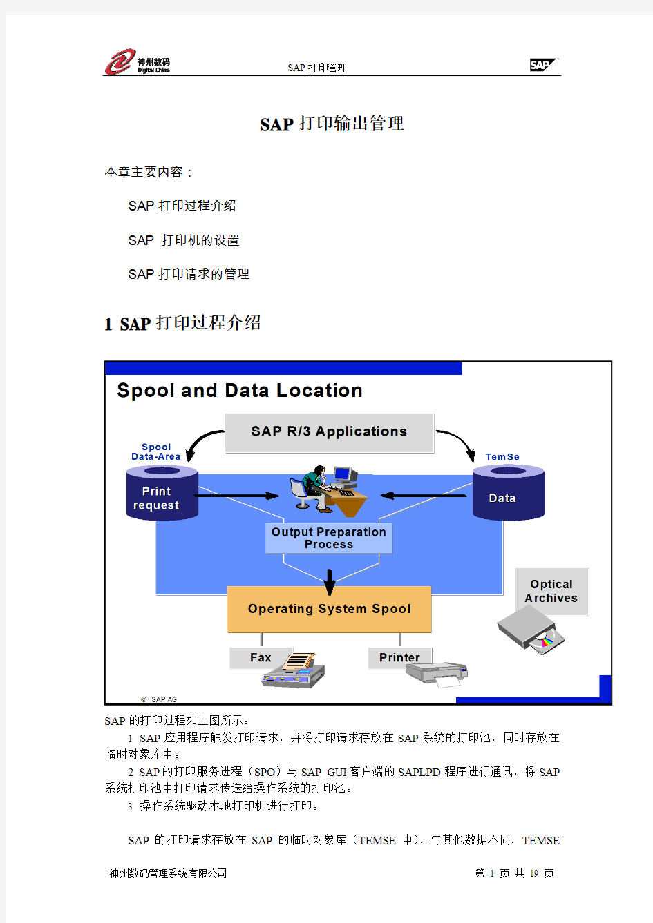 SAP打印输出管理