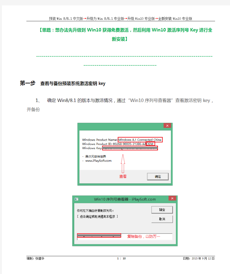 预装Win8(8.1)中文版成功升级Win10专业版及全新安装的经验