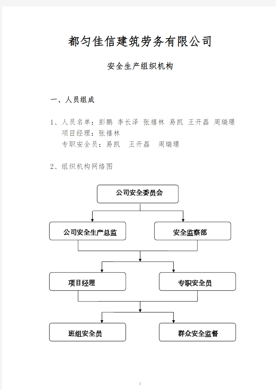 企业安全组织机构网络图