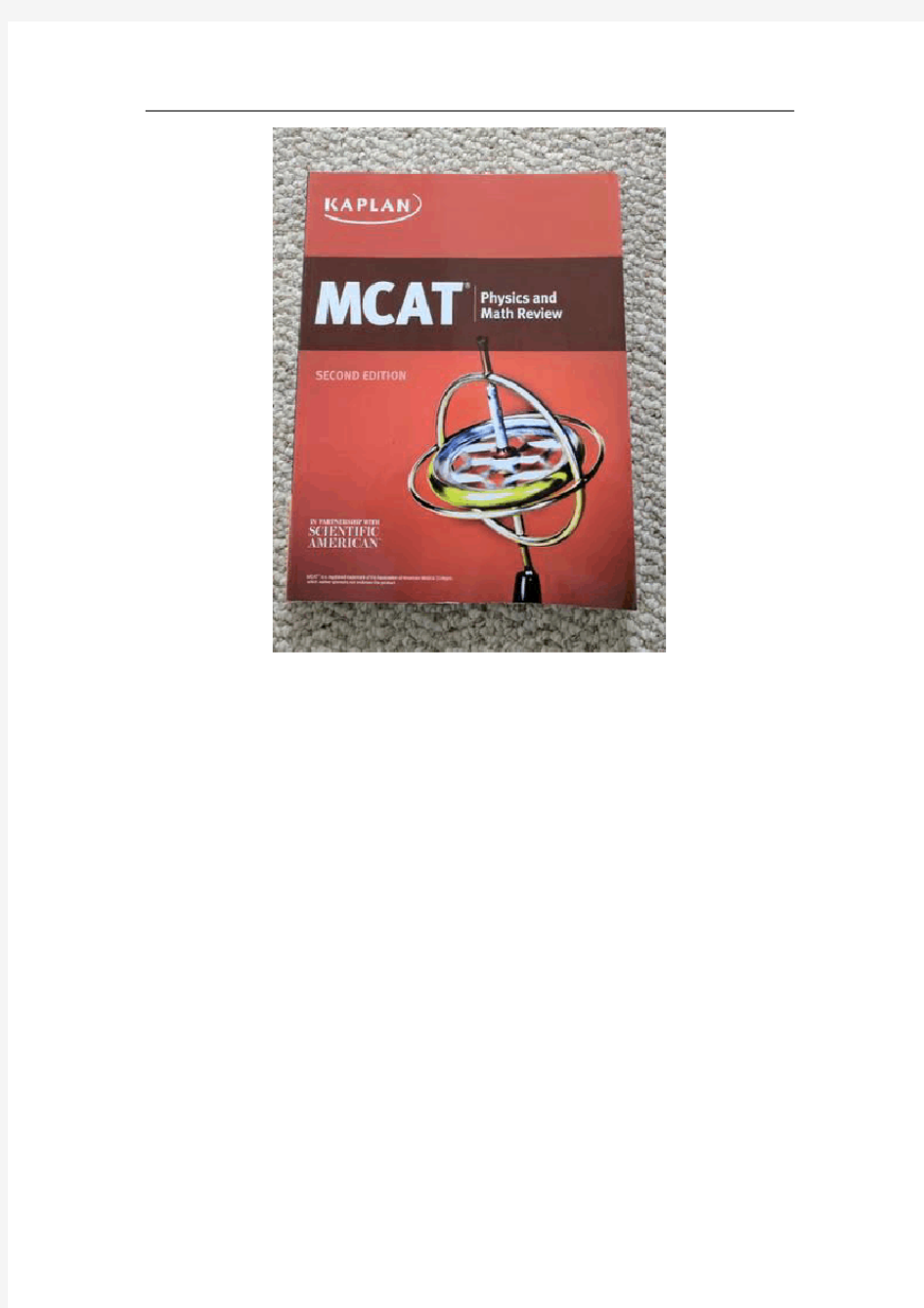 美国、加拿大医学院入学考试(MCAT)