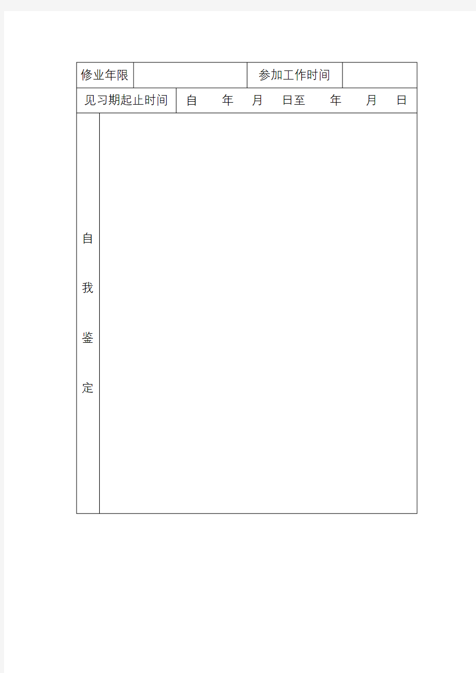 大中专毕业生转正定级审批表【模板】