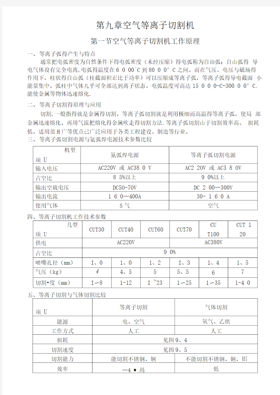 空气等离子切割机工作原理