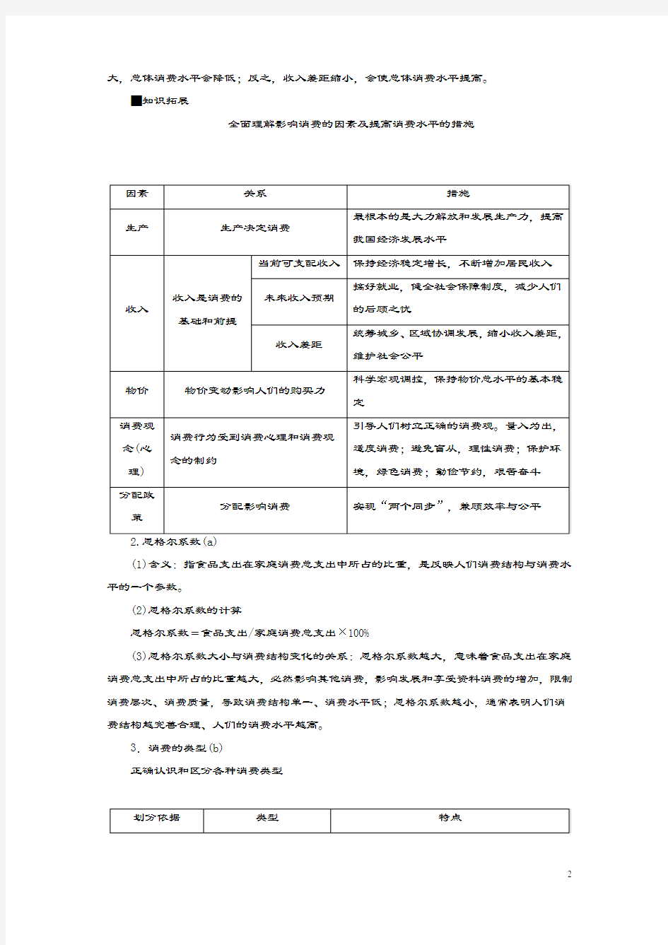 (浙江选考)2021版新高考政治一轮复习第一单元生活与消费3第三课多彩的消费教学案(必修1)