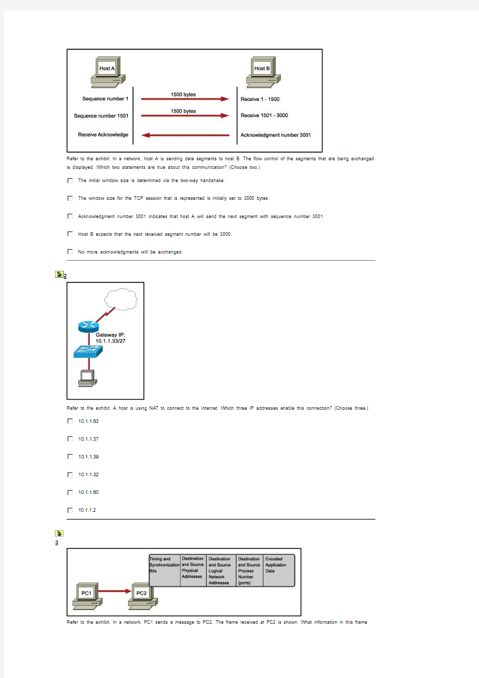 ccna1期末考试题