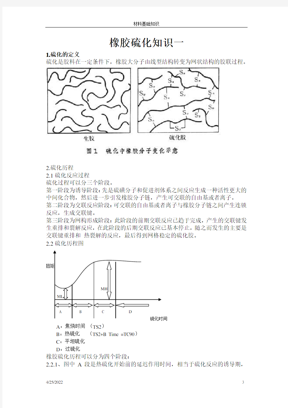 橡胶硫化知识