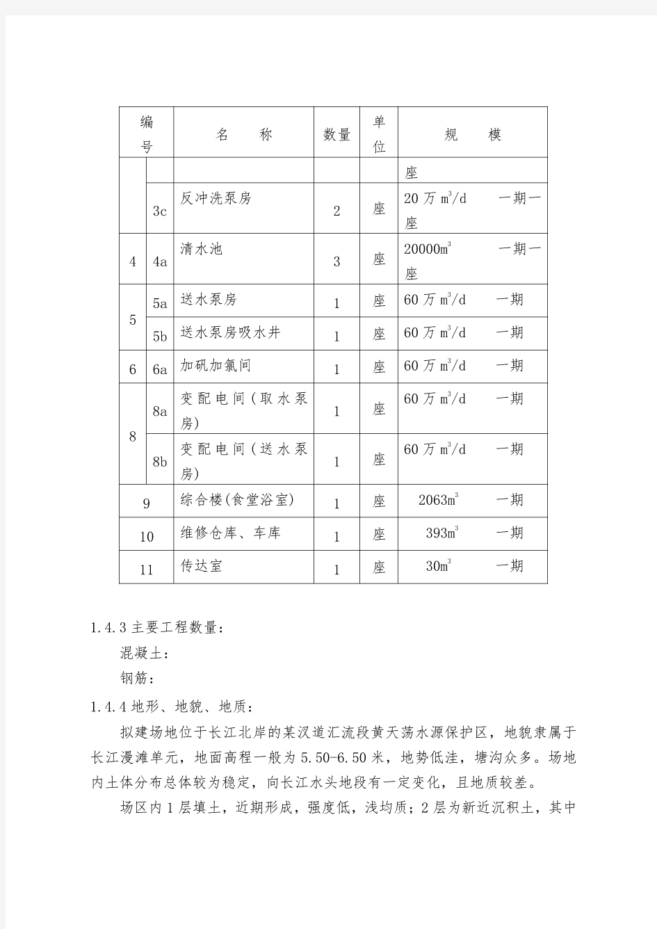 净水厂施工组织设计