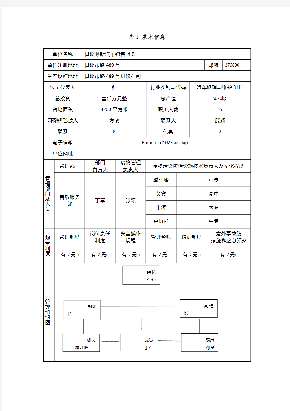 危险废物管理计划-