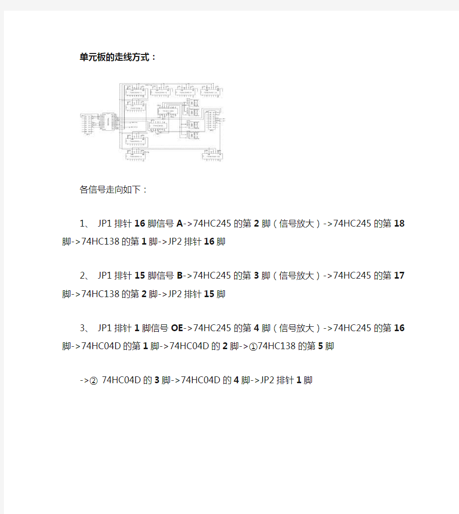 LED显示屏模P10模组电路图走线方式[1](精)