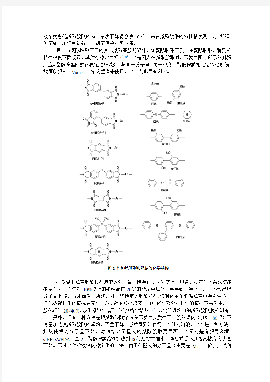 第4章  聚酰亚胺的制膜方法和物1