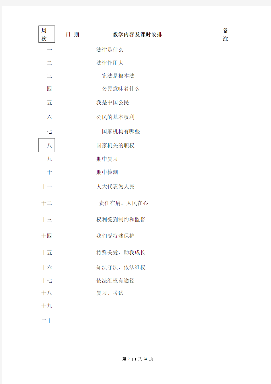 部编版六年级上册《道德与法治》教案(全册)