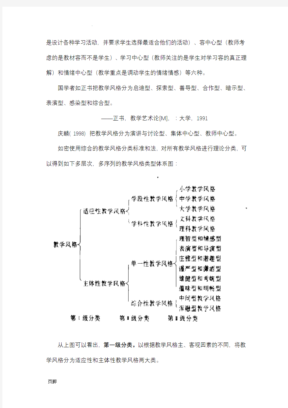 教师教学风格基本资料