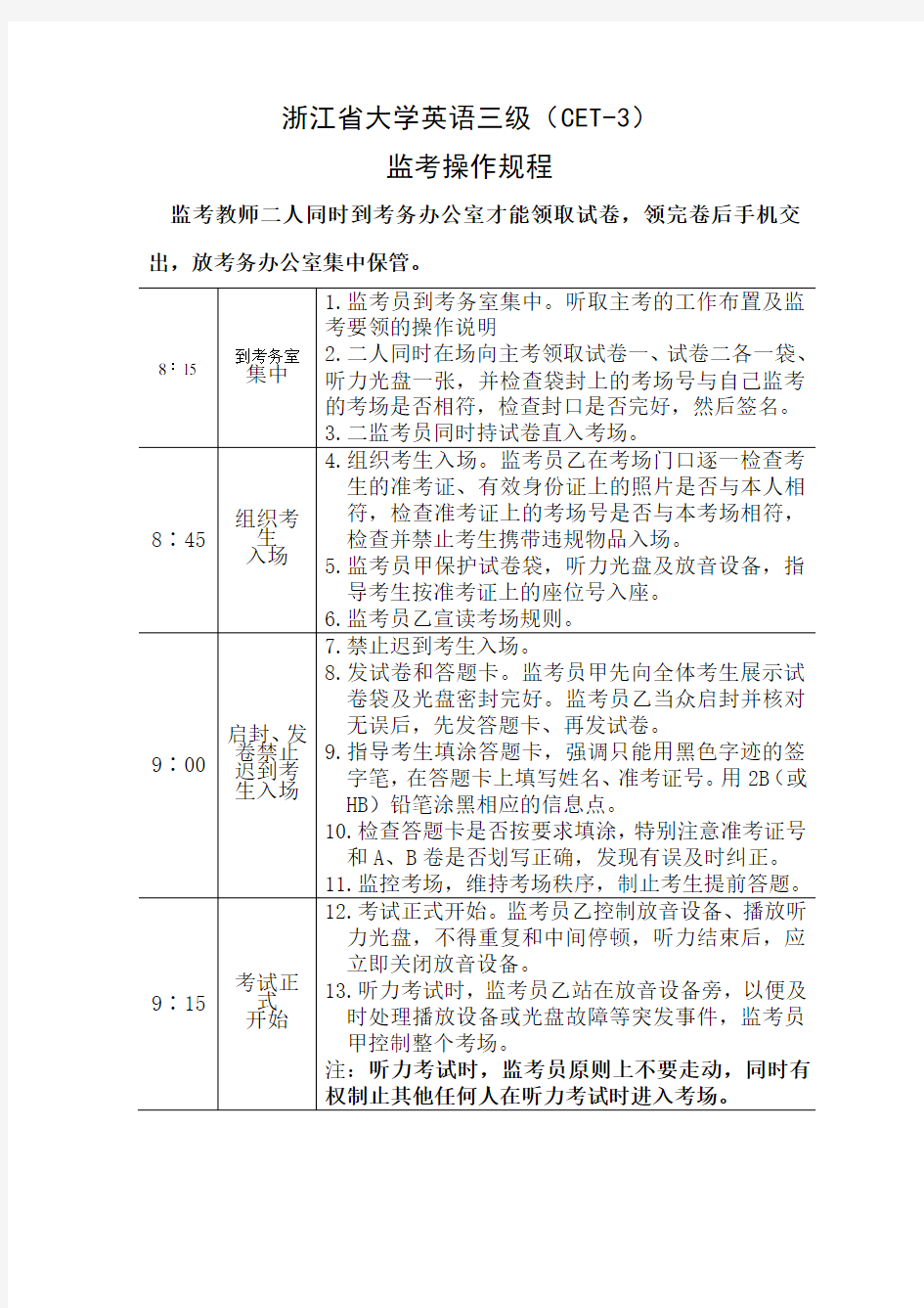 浙江省大学英语三级(CET-3)