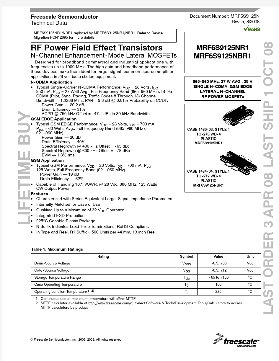 MRF6S9125N