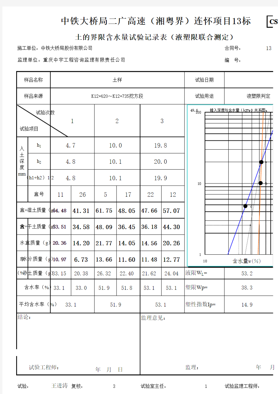 土工反算资料模板确定版