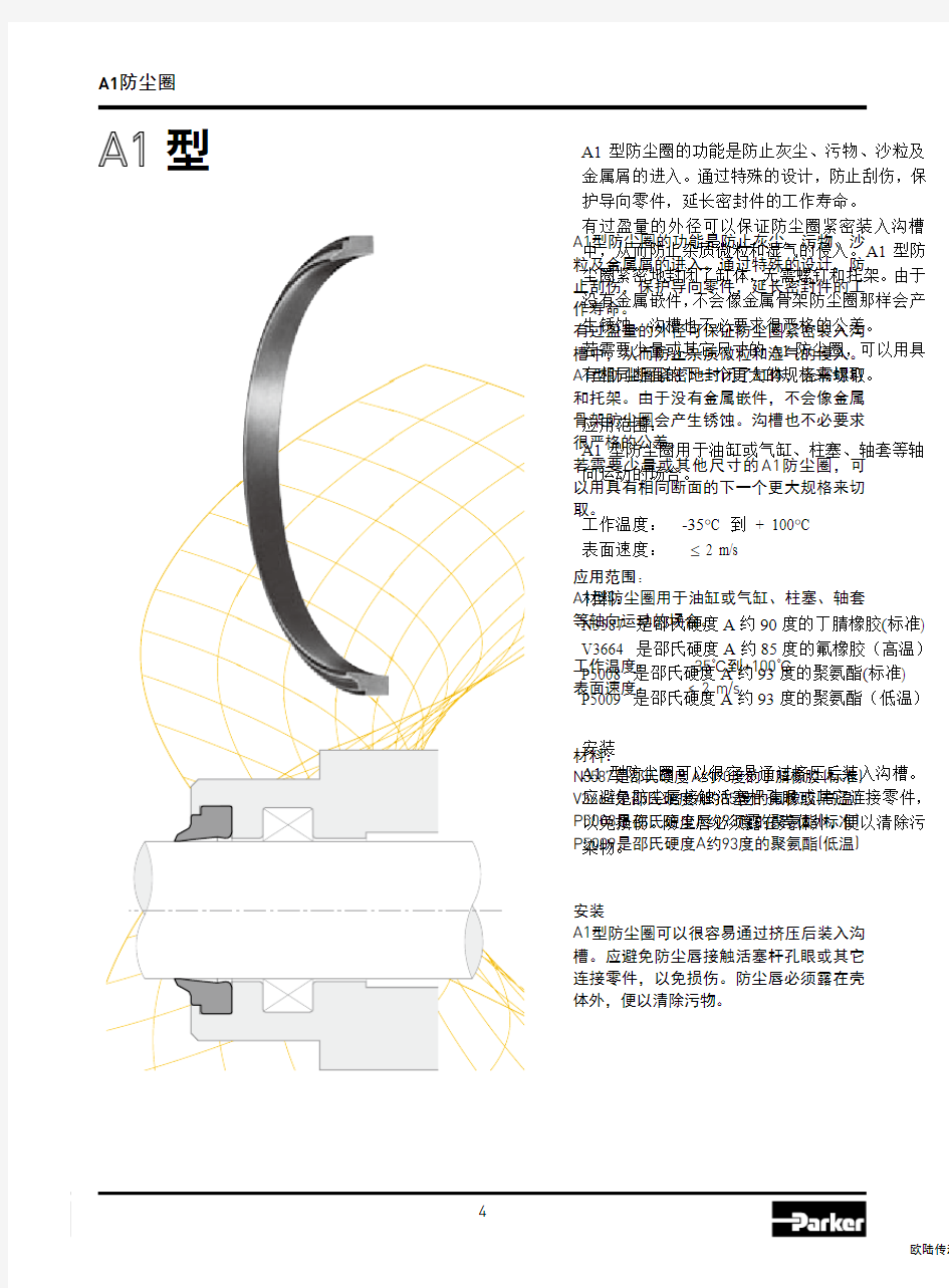 parker派克密封件标准A1