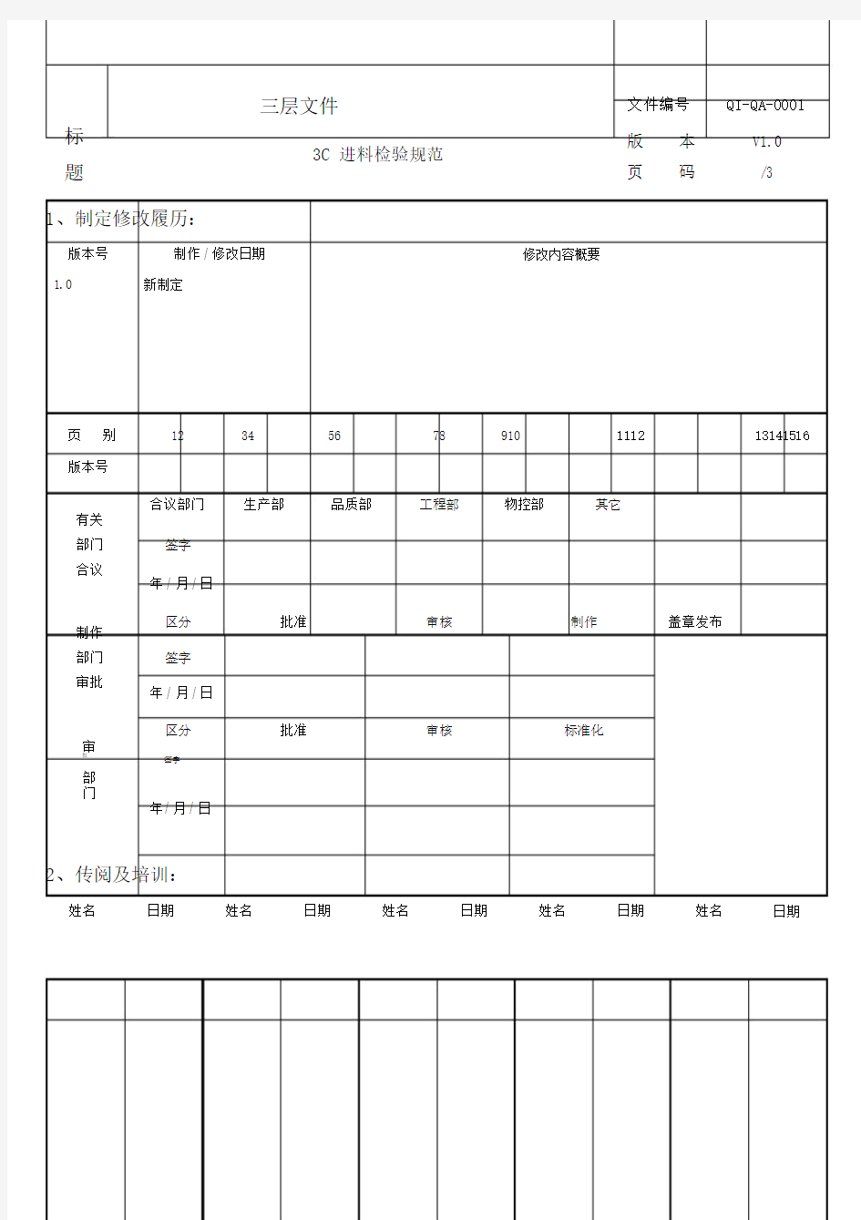 3C进料检验规范.doc