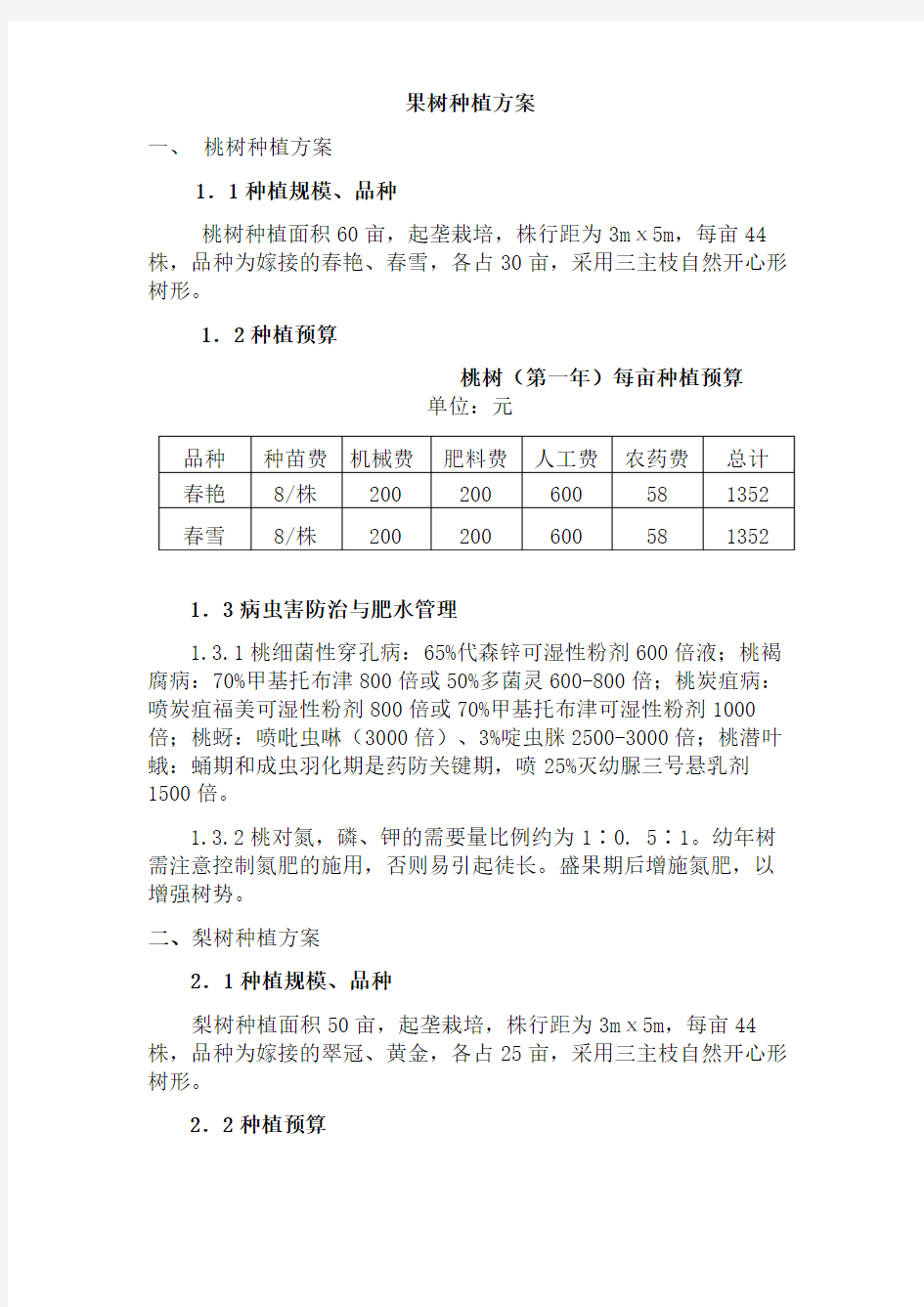 现代大棚农业种植技术方案