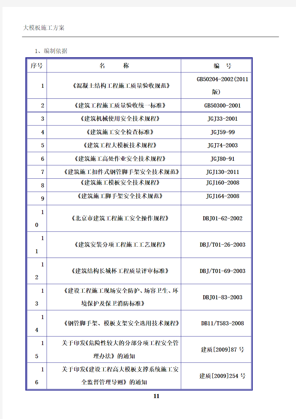 钢模板施工方案(安全专项)