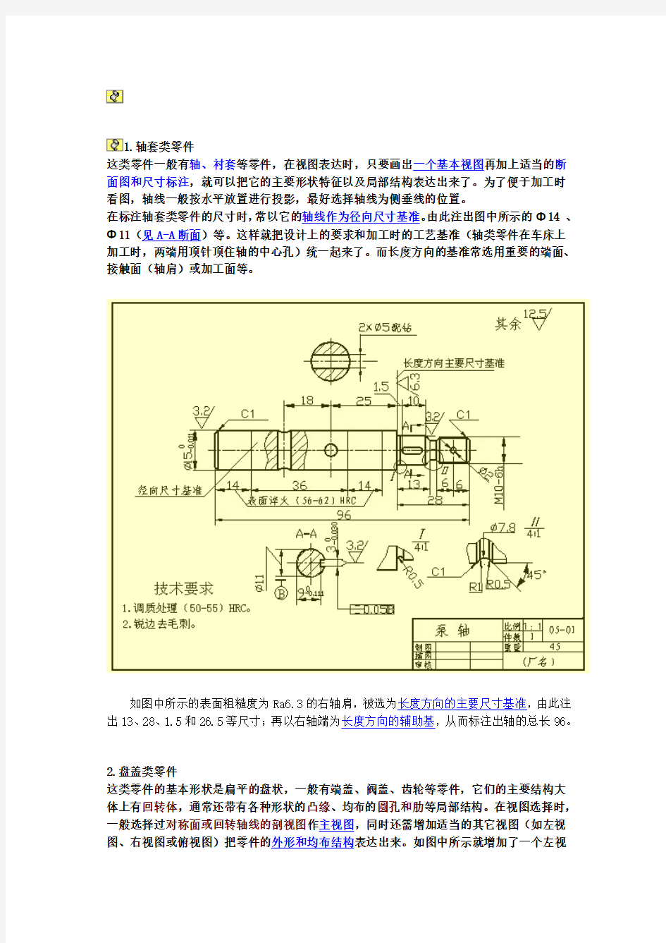 轴套零件