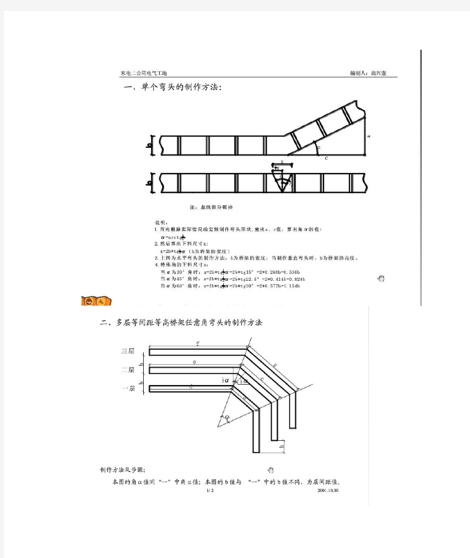 桥架弯头的制作方法11 16