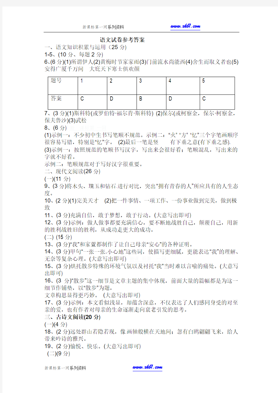 中考语文复习模拟试卷.doc (4)