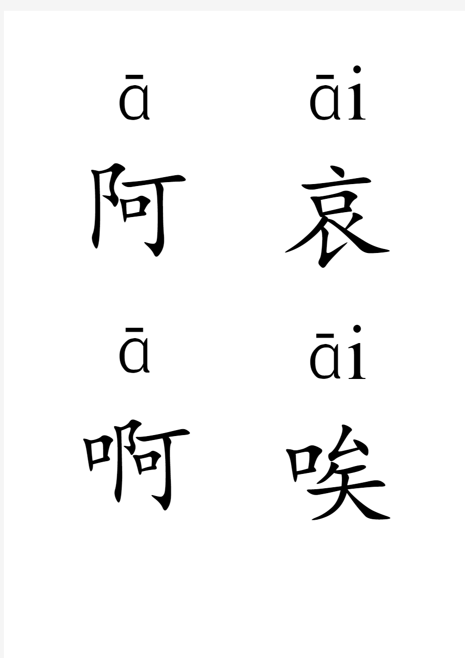 2500个常用汉字大全(含拼音)打印版