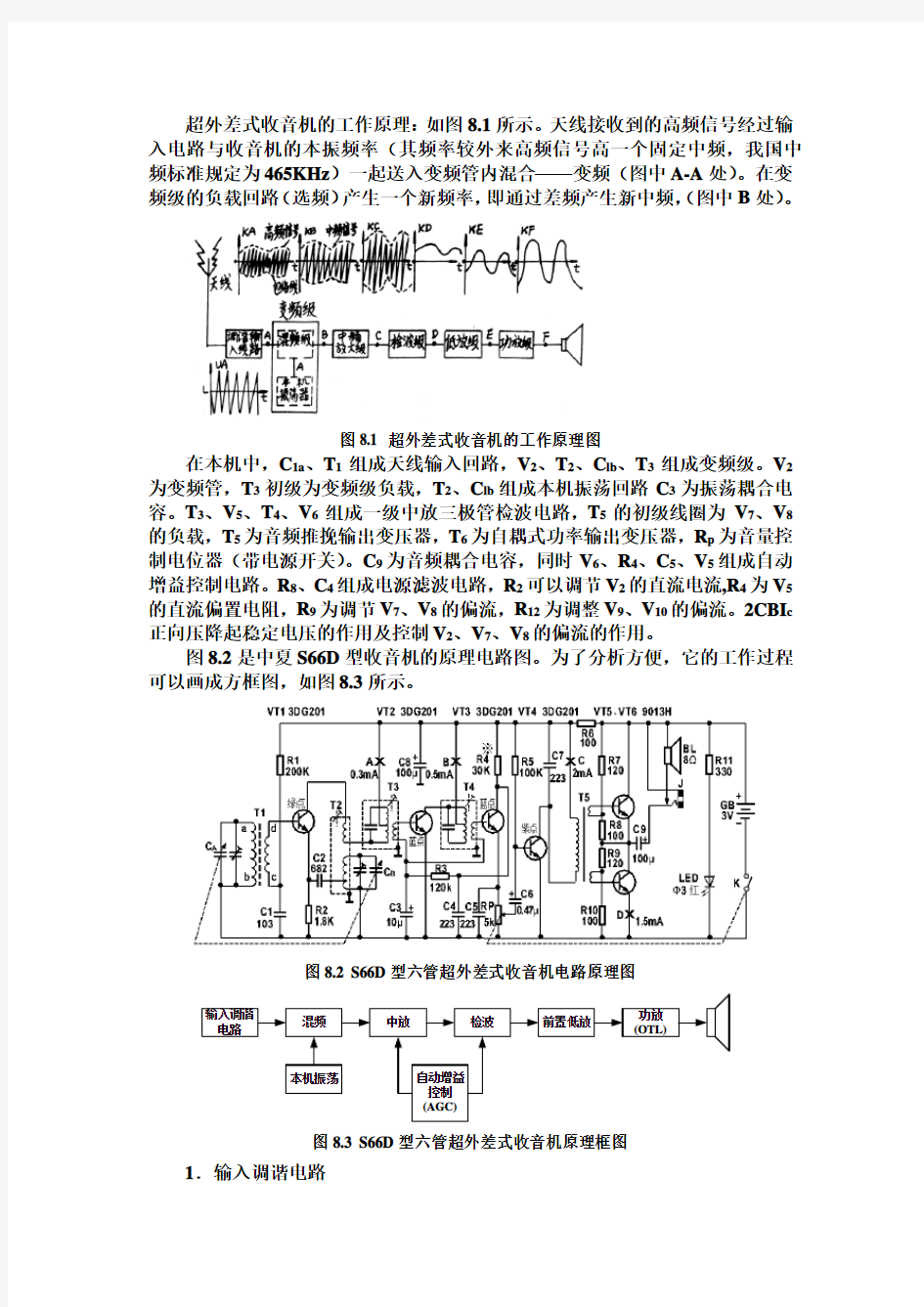 超外差式收音机的工作原理