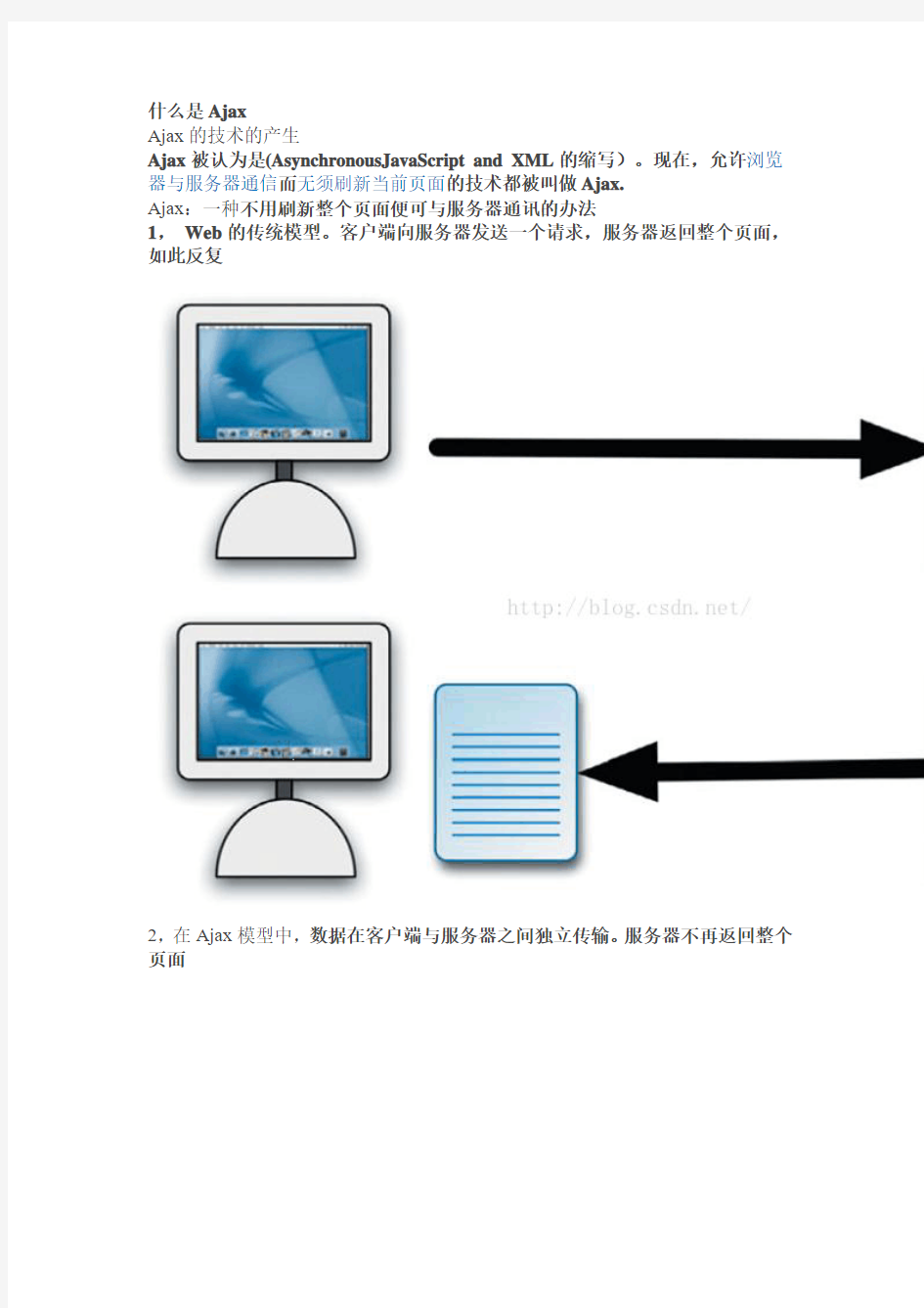 ajax完整知识总结