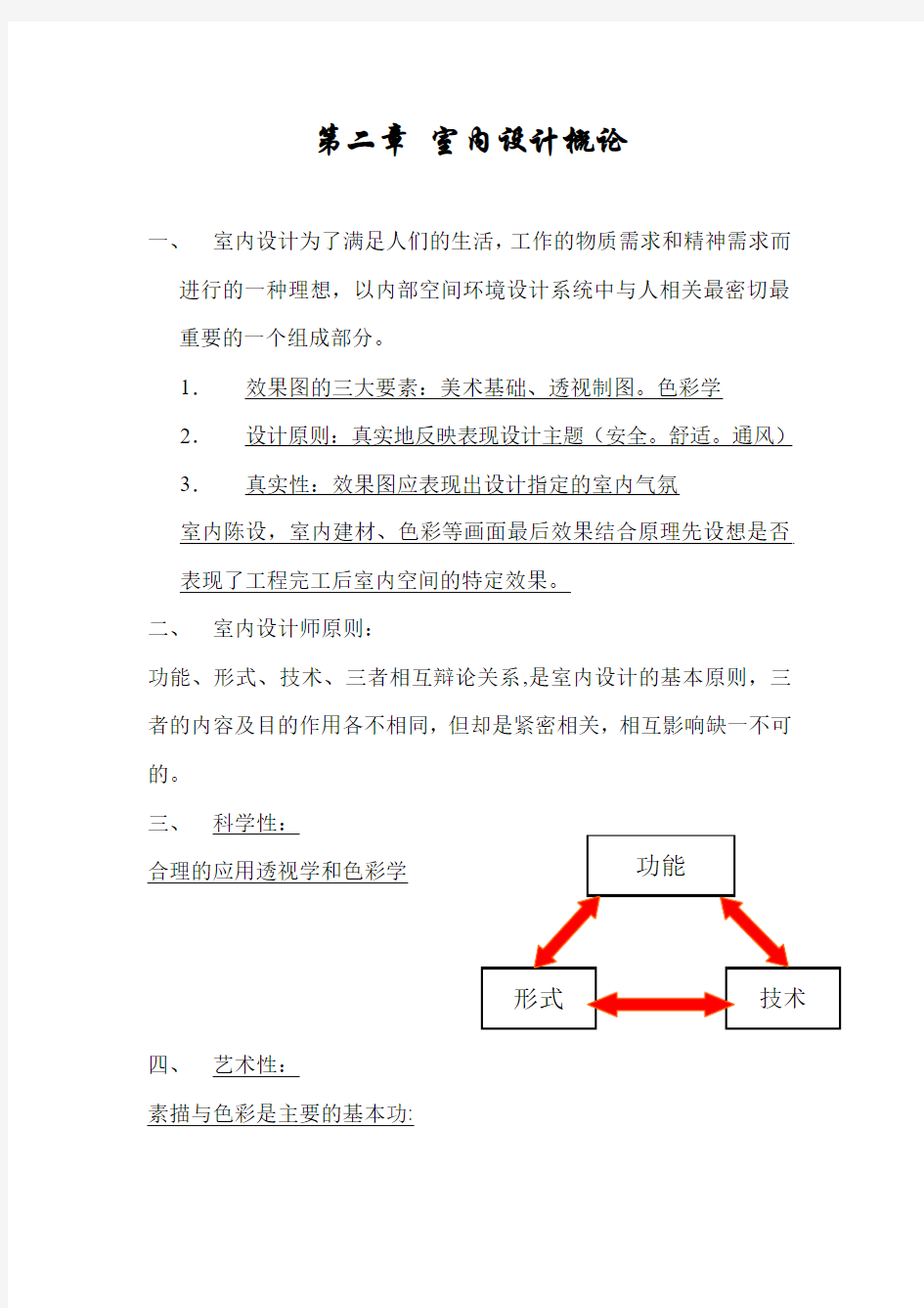 第二章 室内设计概论