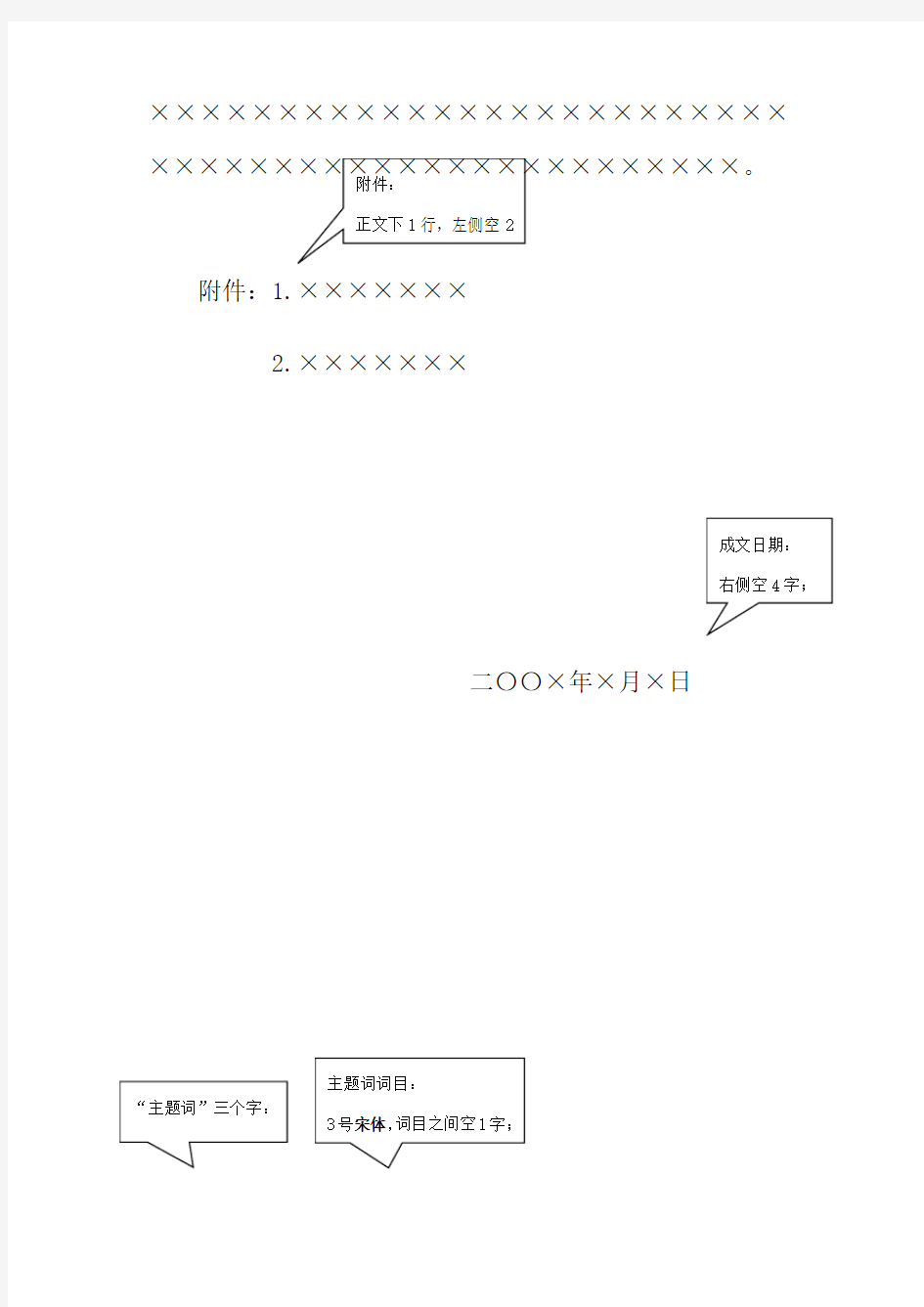 红头文件模板Word模板