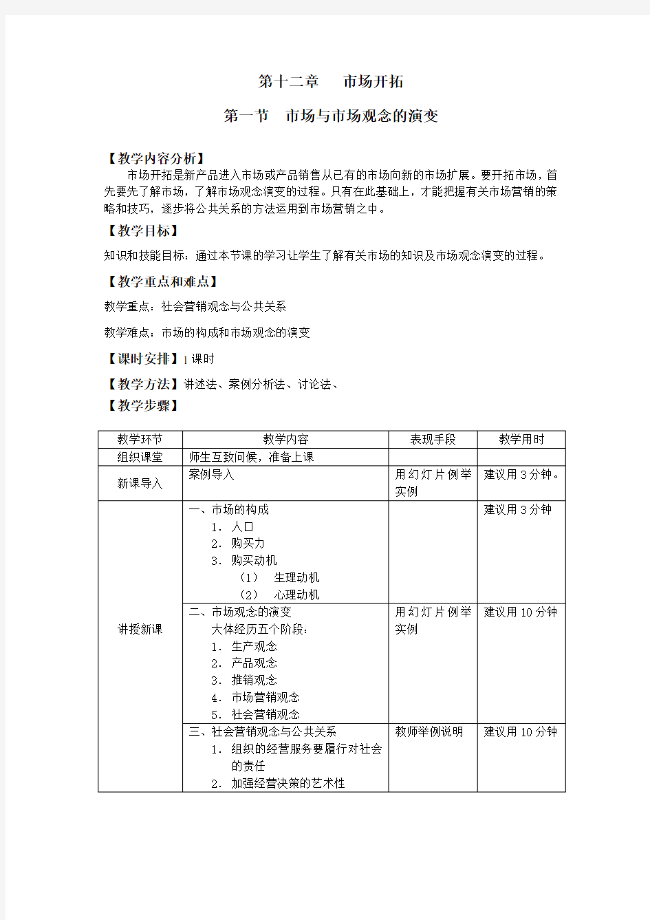 《公共关系基础》电子教案