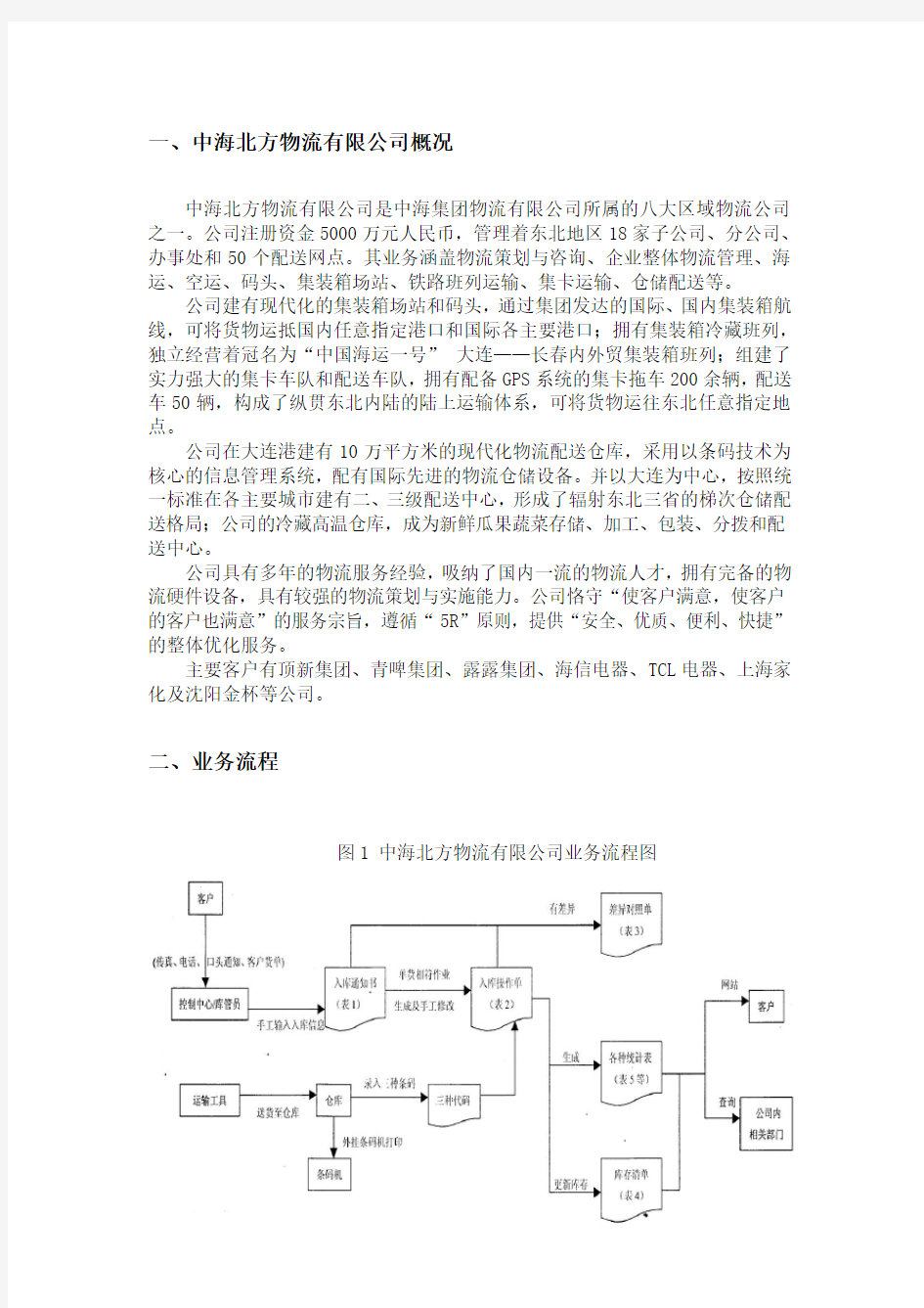 物流管理信息系统(物流企业案例)