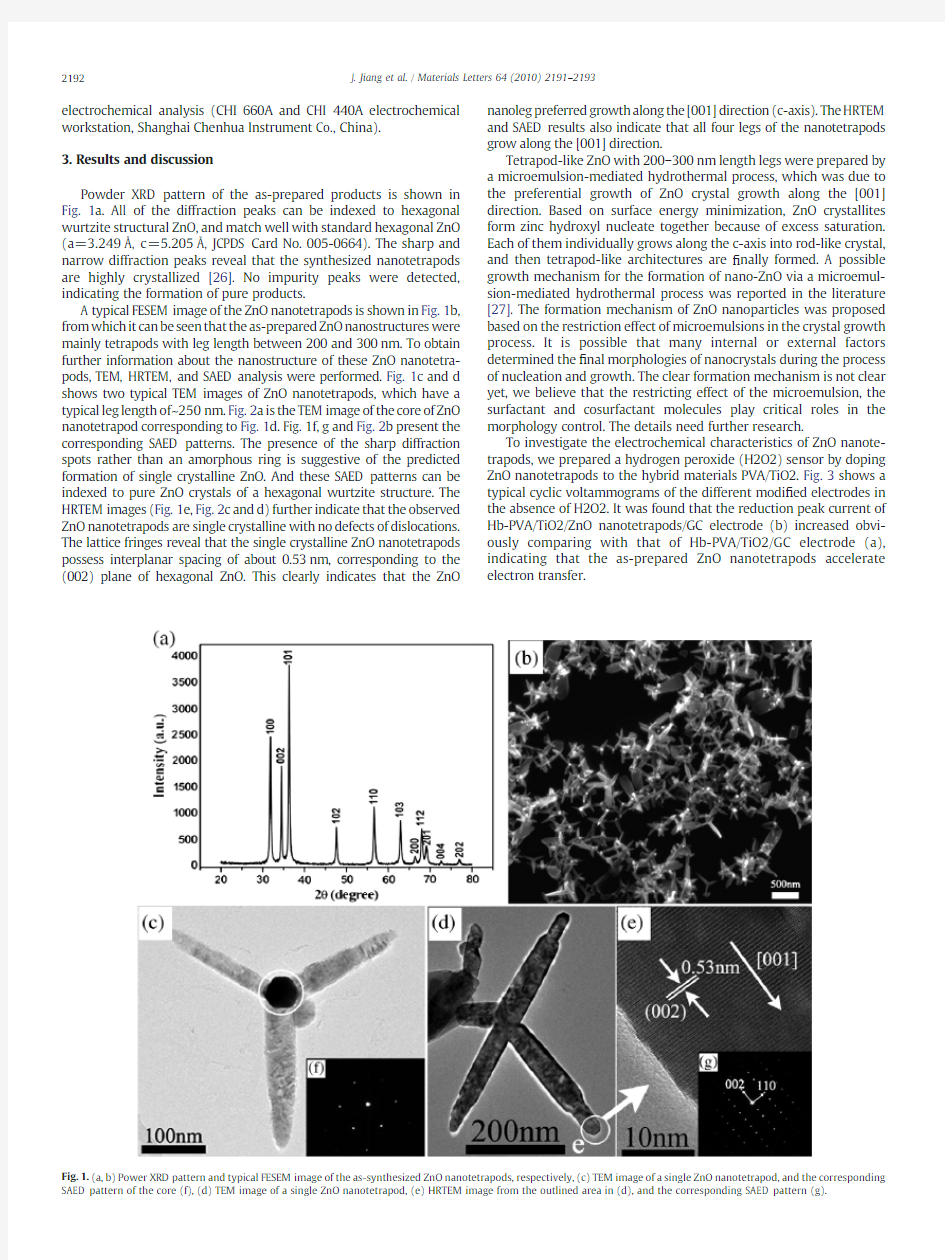 Synthesis_of_zinc_oxide_nanotetrapods_by_a_novel_fast_microemulsion-based_hydrothermal_method