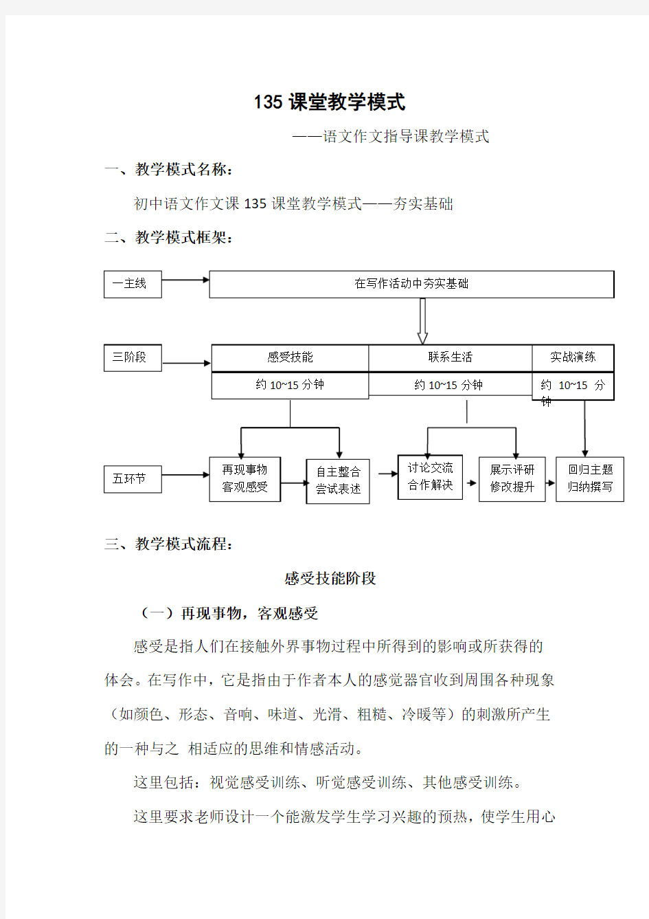完整版初中语文作文指导课教学模式及教学设计.doc