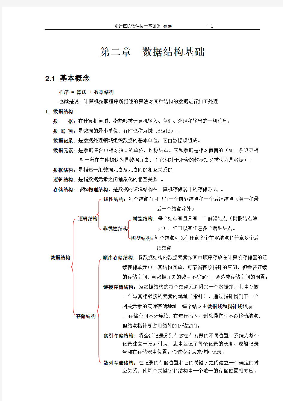 第二章数据结构基础