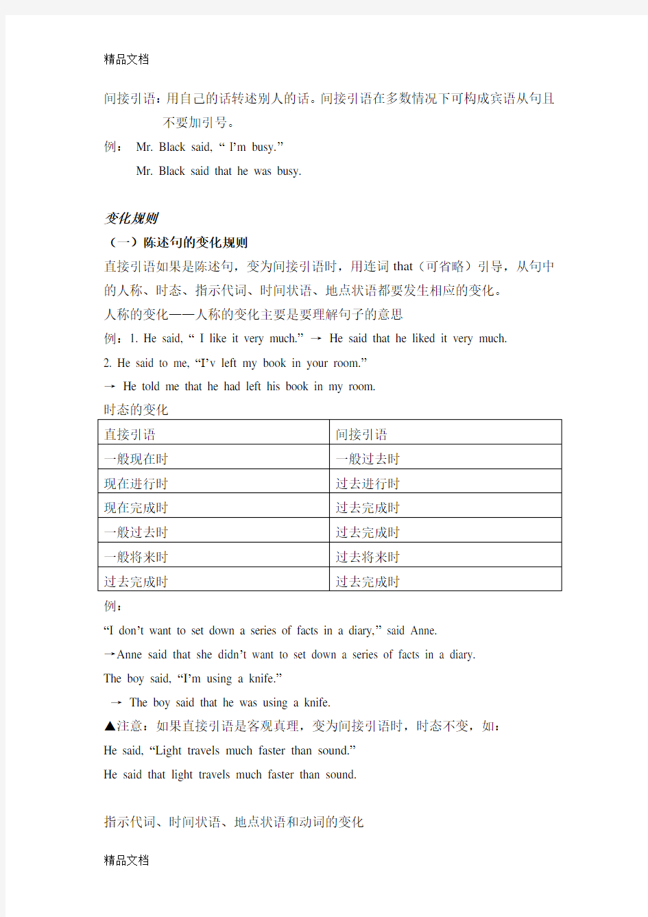 最新人教版高中英语知识点总结