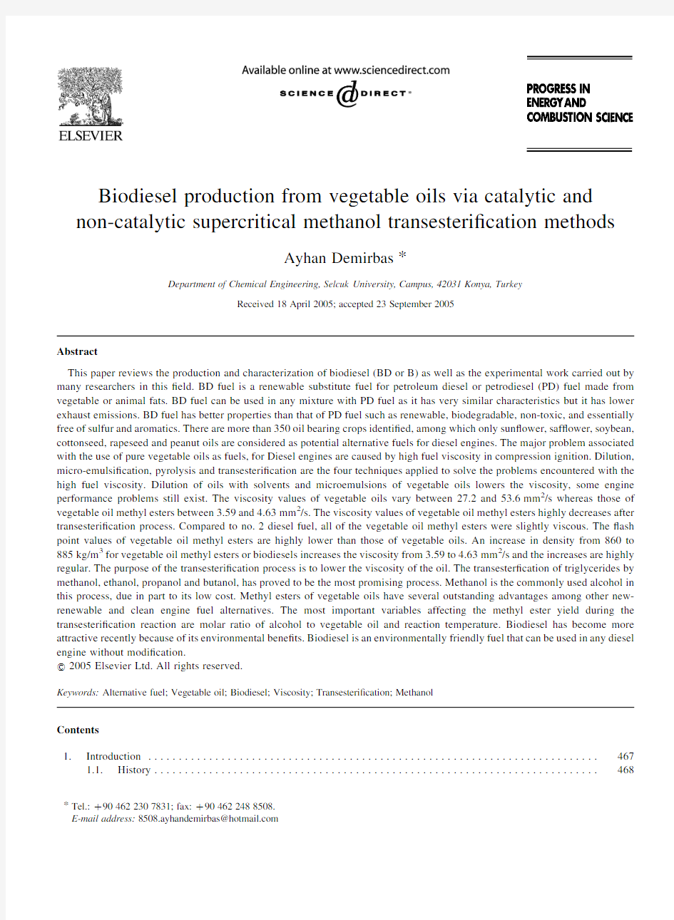 Biodiesel-production-from-vegetable-oils-via-catalytic-and-non-catalytic-supercritical-methanol-tran