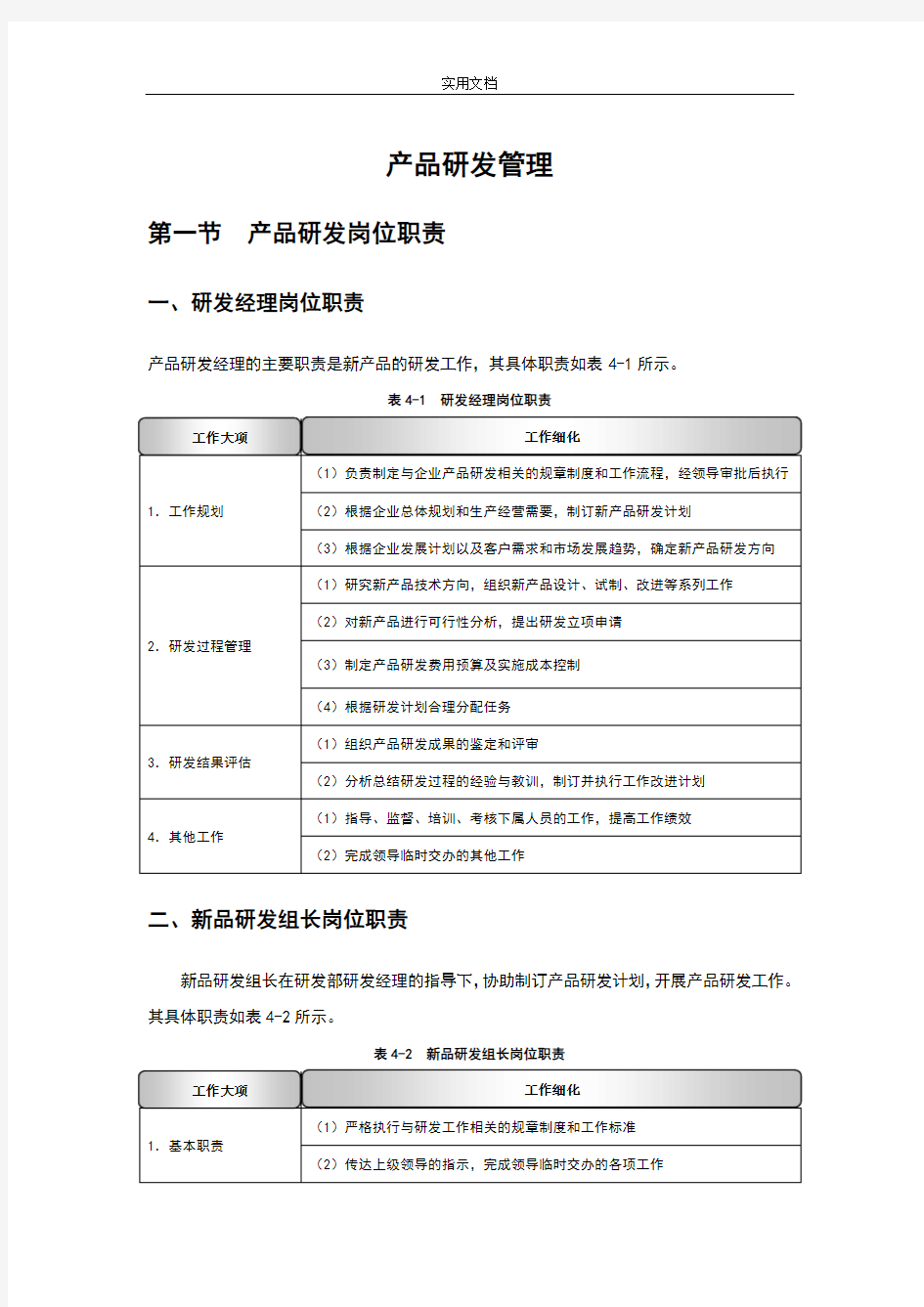 新产品研发设计规章制度要求规范大全