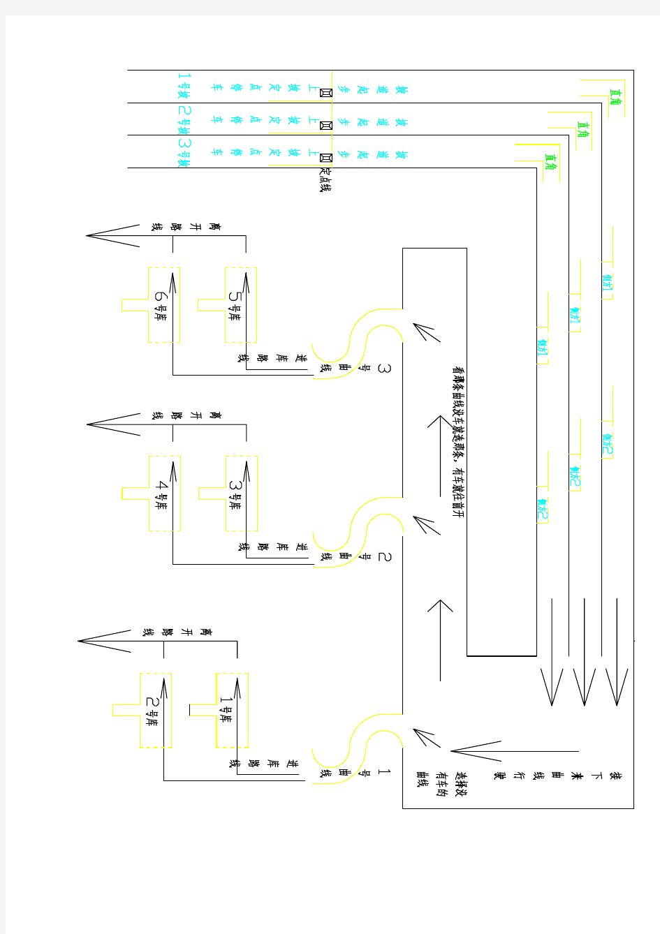 驾考科目二线路图