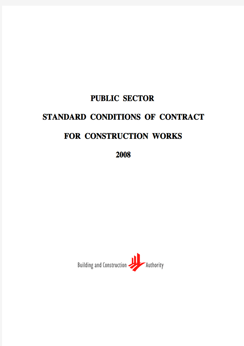 1.PSSCOC for Construction Works 2008 (6th edition Dec 2008)