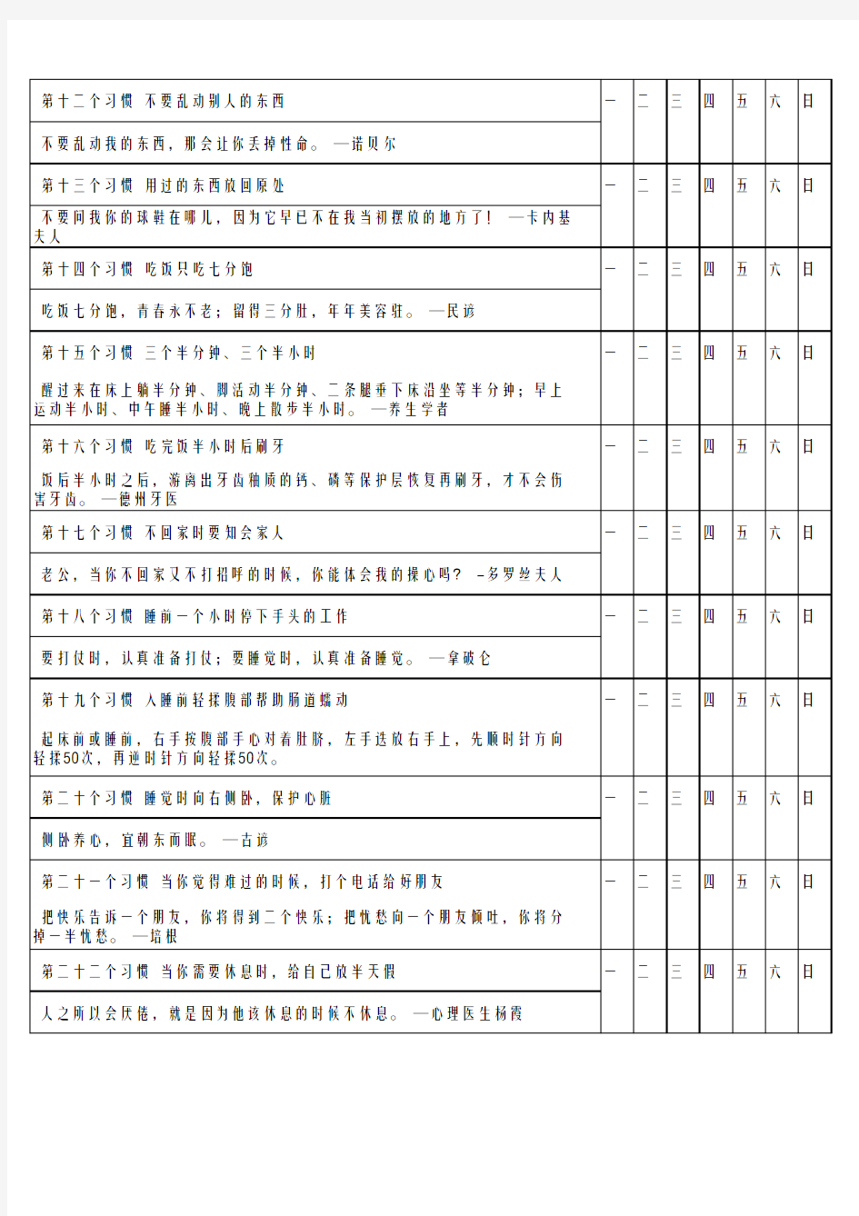 7天养成一个好习惯,52个星期后你会变