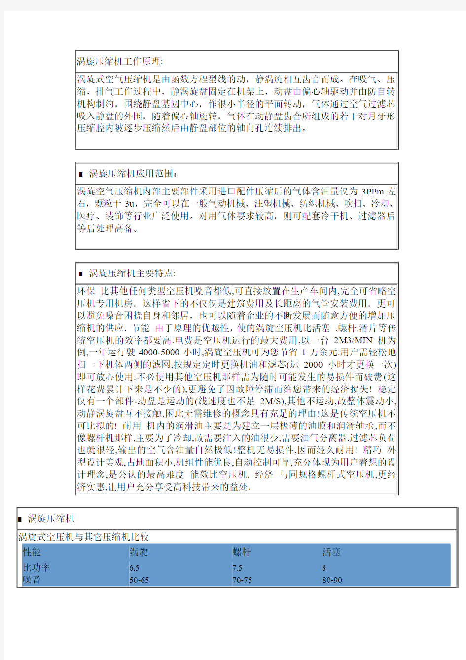 涡旋压缩机的工作原理