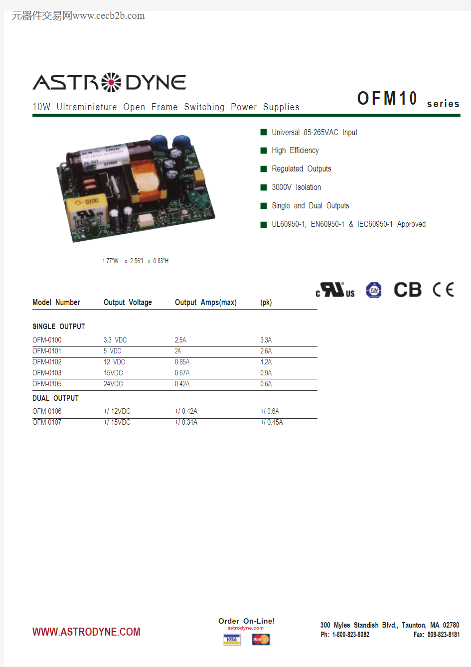 OFM-0102M中文资料