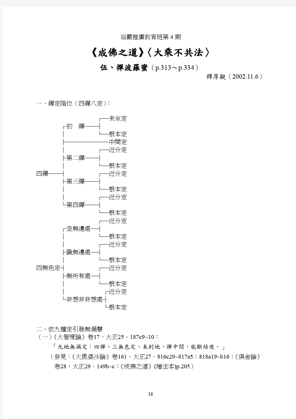 福严推广教育班第4期