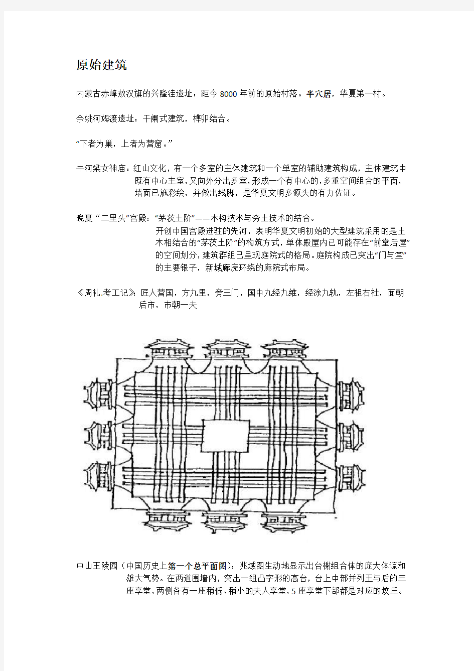 中国建筑史-考研整理