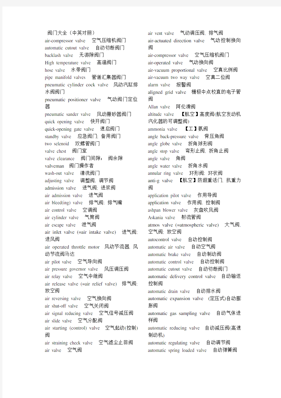 airventvalve气动调压阀排气阀气动控制换向