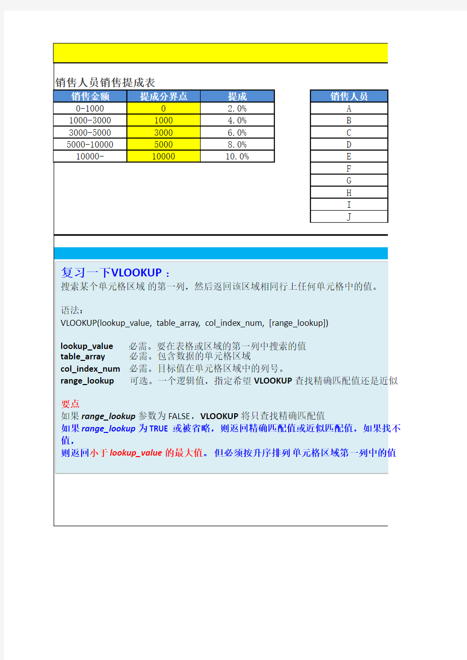 利用Vlookup处理多条件嵌套问题