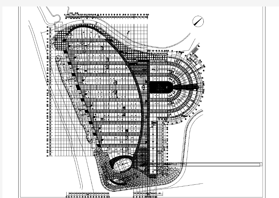 某首层商铺建筑设计CAD施工平面图